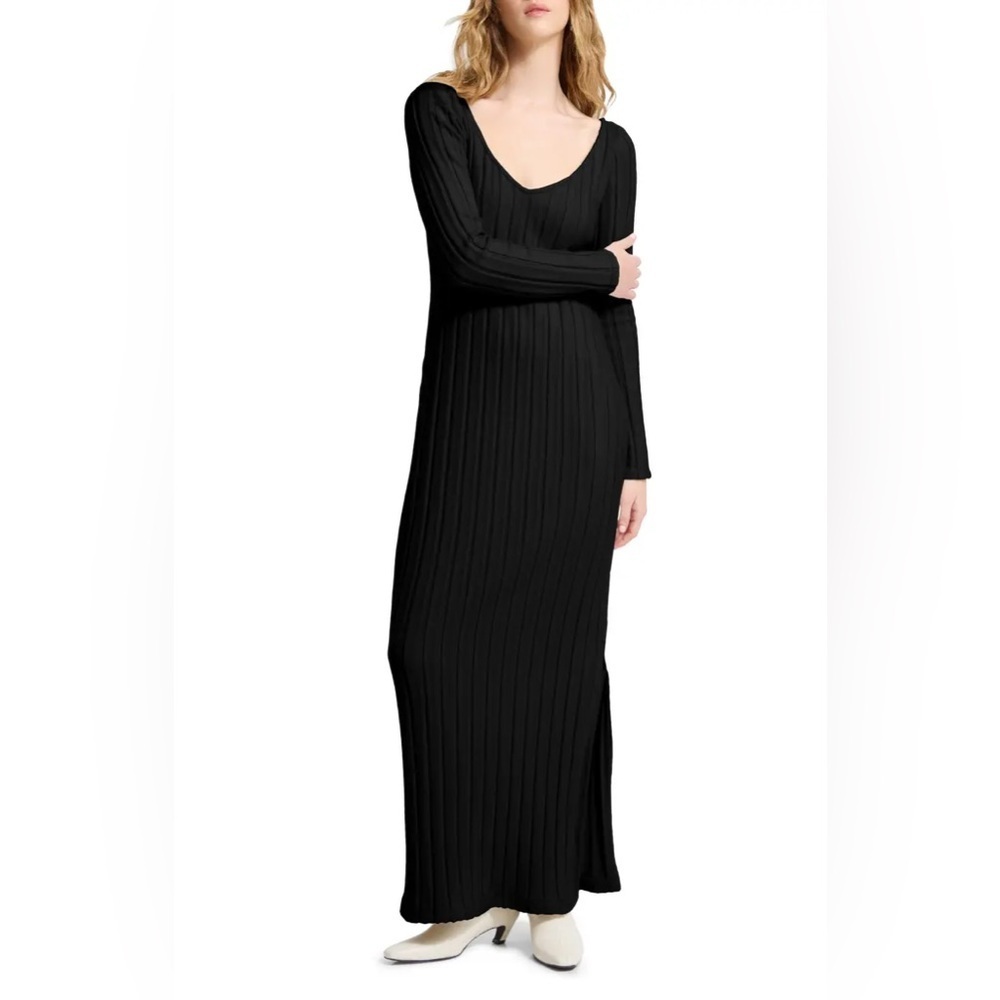 Marcella - Penelope Long Sleeve Rib Maxi Sweater Dress (Medium) - Picture 8 of 10